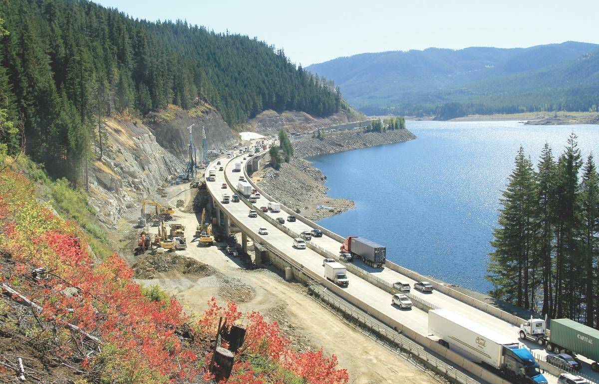 Modern I-90 at Snoqualmie Pass