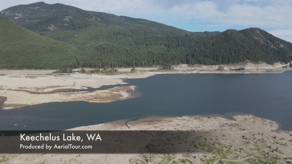 Aerial view of Lake Keechelus