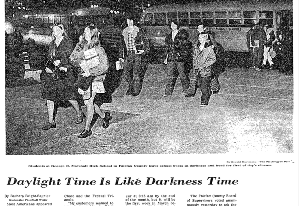 Washington Post coverage, January 7, 1974