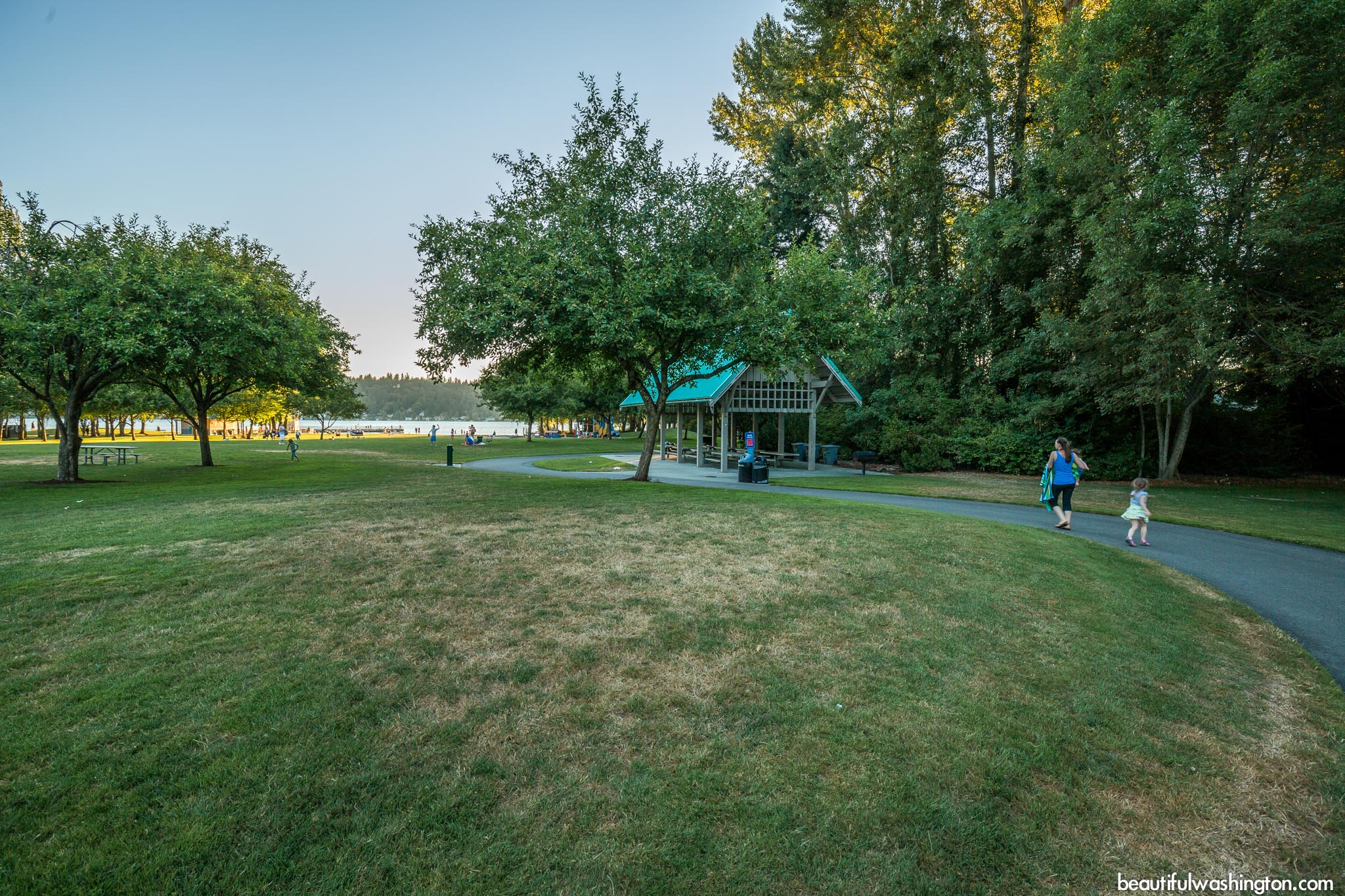 Newcastle Beach Park on Lake Washington